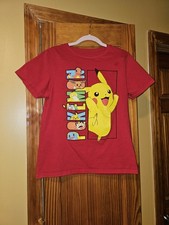 Pokemon Boys xl Red Pikachu Tshirt