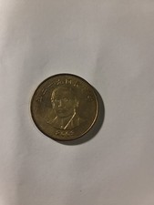 2003 Taiwan Taiwanese 50 New Dollars Sun Yat-sen Coin AU