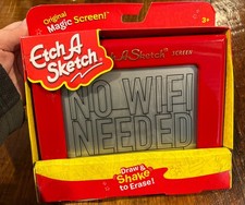 Classic Red Etch A Sketch, NEW, Draw  Shake