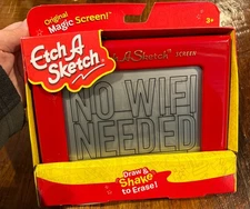 Classic Red Etch A Sketch, NEW, Draw & Shake
