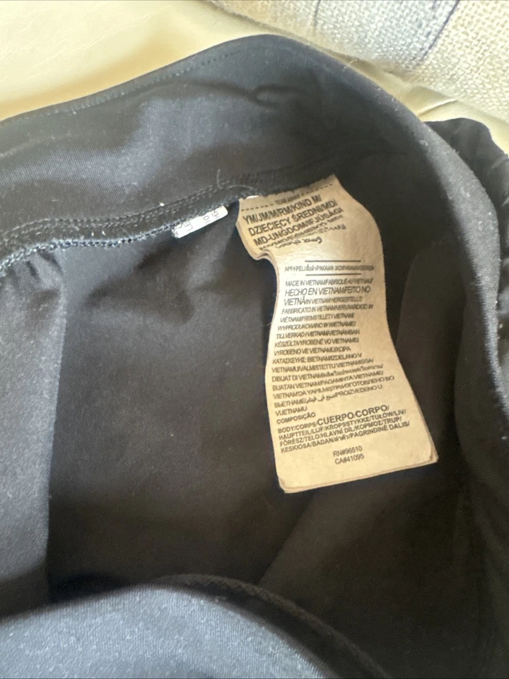 Under Armour Girls Shorts Black Youth Medium Athletic 100% Polyester - Image 4 of 4