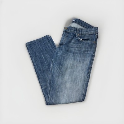 Rock And Republic Jeans Women's Size 31 Roth Vicodin Straight Leg Blue Denim USA
