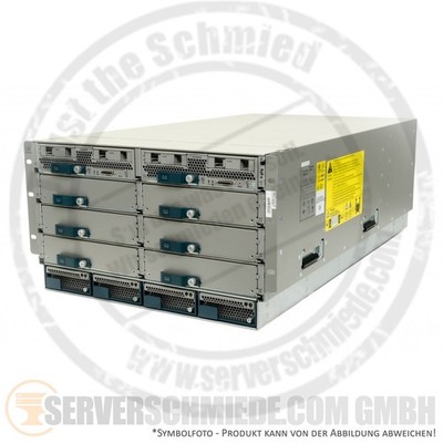 Cisco UCS 5108 Blade Server Chassis B200 M3 M4 M5 B420 inkl. 4x PSU 2x UCS-2204X