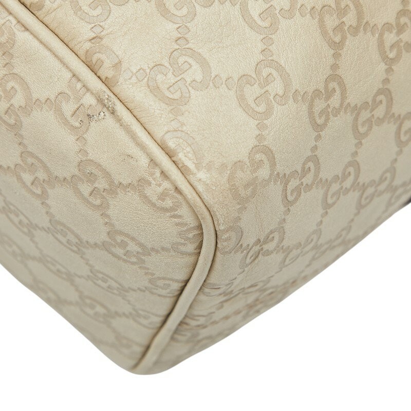 Gucci Guccissima Handbag Tote 193603 Ivory Leather Women's Japan thumbnail 15