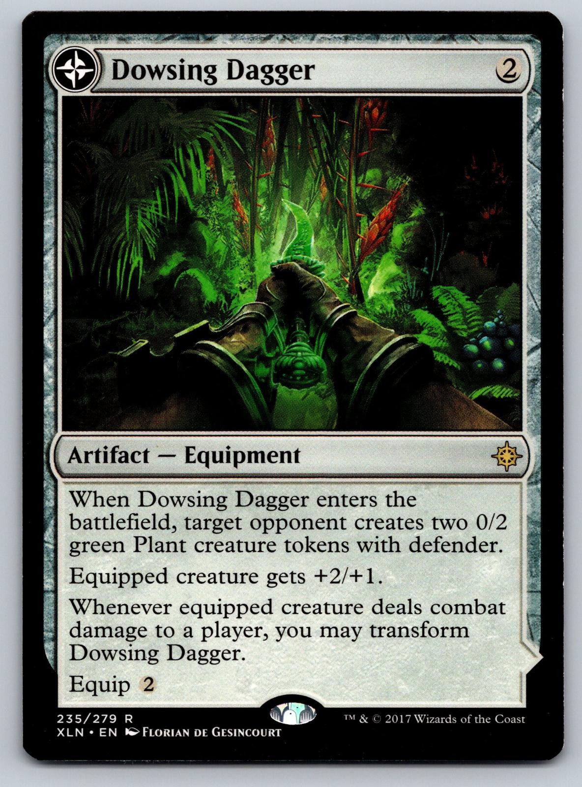 Dowsing Dagger 235 Rare Ixalan Magic: The Gathering Near Mint