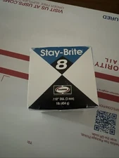Harris Stay Brite #8 1/8" Bearing Solder - Silver .118 DIA (3 mm)  1 Lb