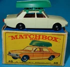 MATCHBOX LESNEY MOKO 1-75 FORD CORSAIR & BOAT No 45b MINT IN EXC PLUS  BOX
