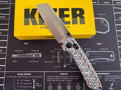 Kizer Madrac Vortex Micarta #99 out of #100 Exclusive Blade City Serialized