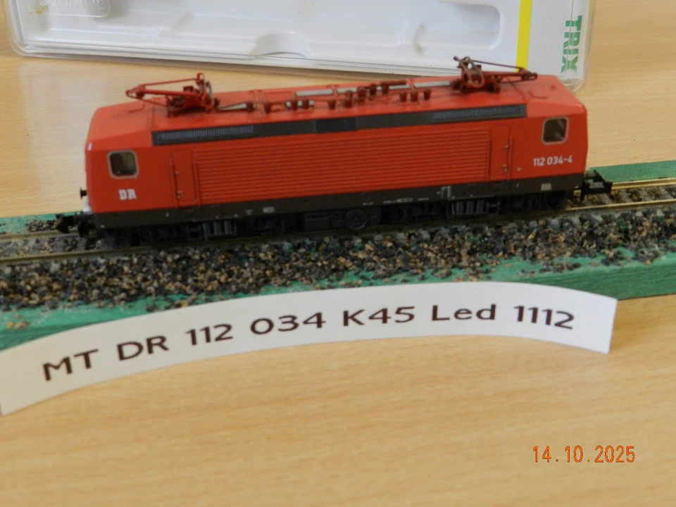 Modellbahn MT 12533 ,DR 112 034 , DCC , Led , OVP , Neuwertig