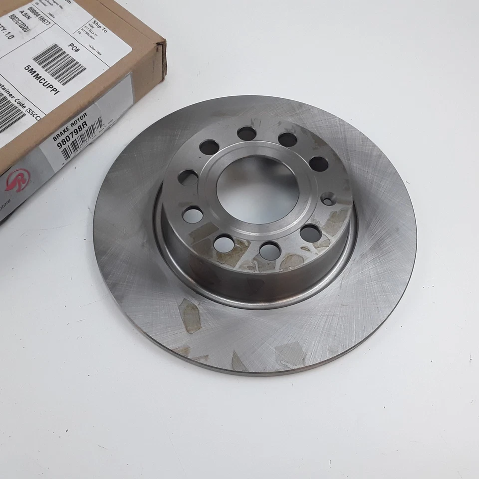 Rotor de freno de disco trasero para Volkswagen Jetta Taos Audi A3 Quattro A3 (2006-2023) Foto 2 de 4