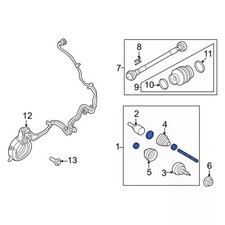 Genuine Ford Axle Assembly Ml3z3a427a