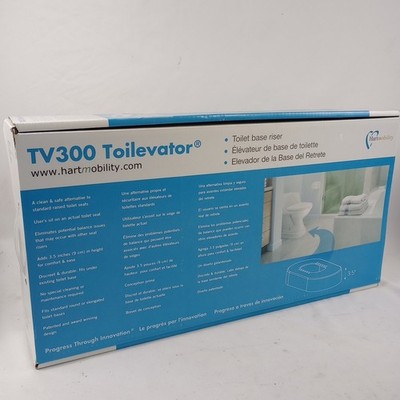 Toilet Riser - 3.5'' High Toilet Riser Base for Handicap and Elderly HartMobility