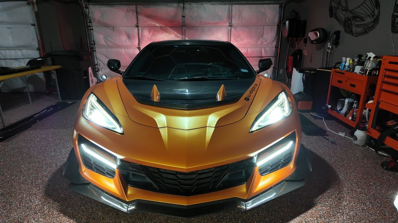 2023 Orange Chevrolet Corvette   | C8 Corvette Photo 3