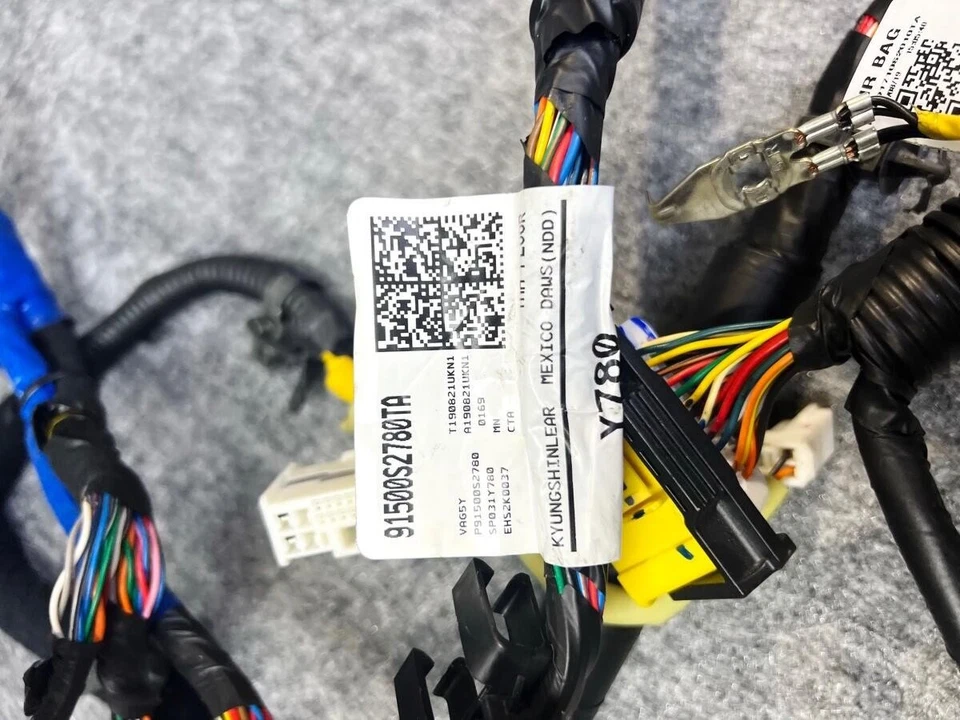 19-20 HYUNDAI SANTA FE MAIN BODY FLOOR WIRE WIRING HARNESS OEM - Image 3 of 3