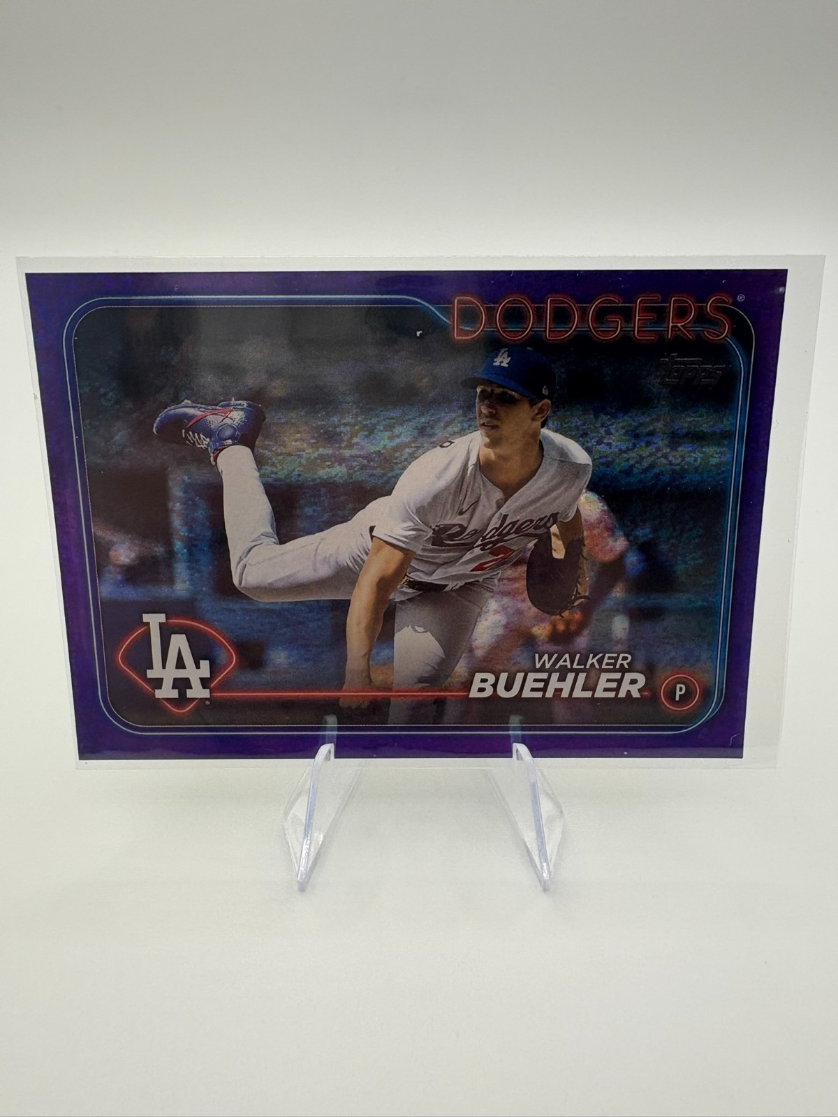 2024 Topps Series One Walker Buehler #196 Purple Foil /799 