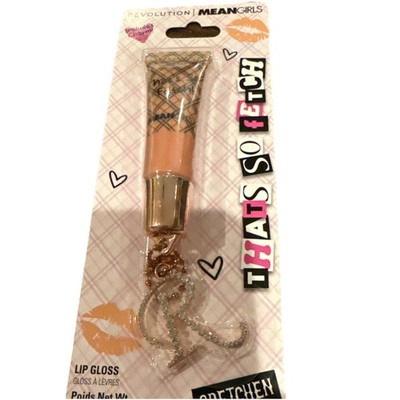 Revolution MEAN GIRLS LIP GLOSS Thats So Fetch! With Charm GRETCHEN Nude Peach