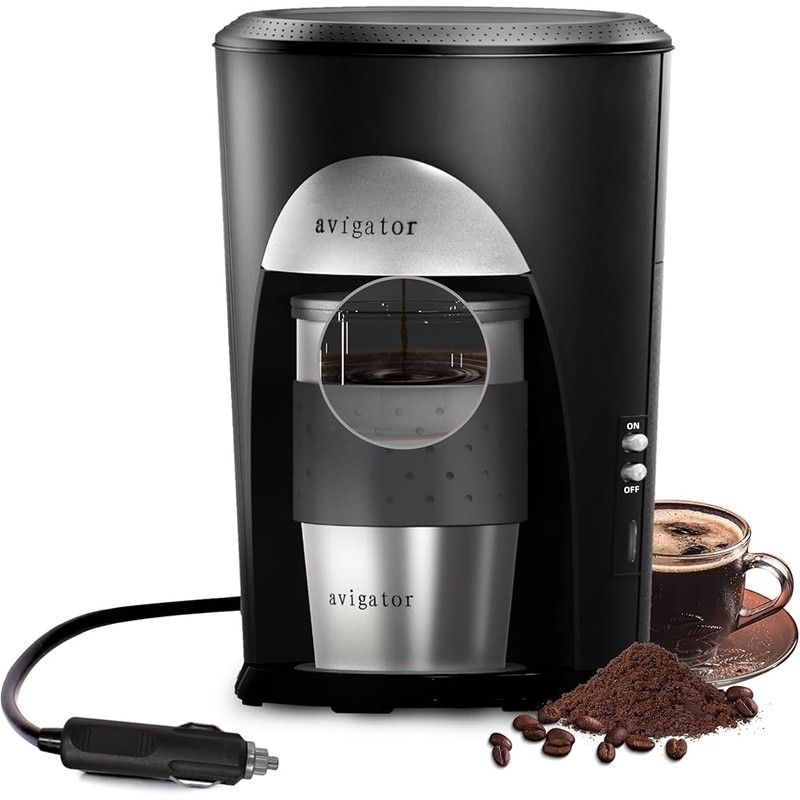 Auto Shut-off Single Serve Travel Mug Car Rv Camping