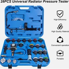 Kühlsystemtester Abdrückgerät Kühlsystem prüfen Drucktester 28 Teile Kühlmittel