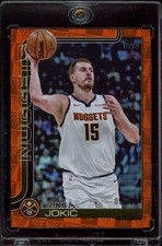 2025 Topps Flagship Nikola Jokic Orange Season Tip Off Foil Refractor /25  #101