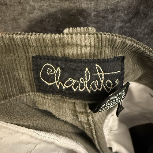 Pantaloncini in velluto a coste Chocolate skateboard taglia 38 Made in U.S.A P26 - Foto 6 di 12