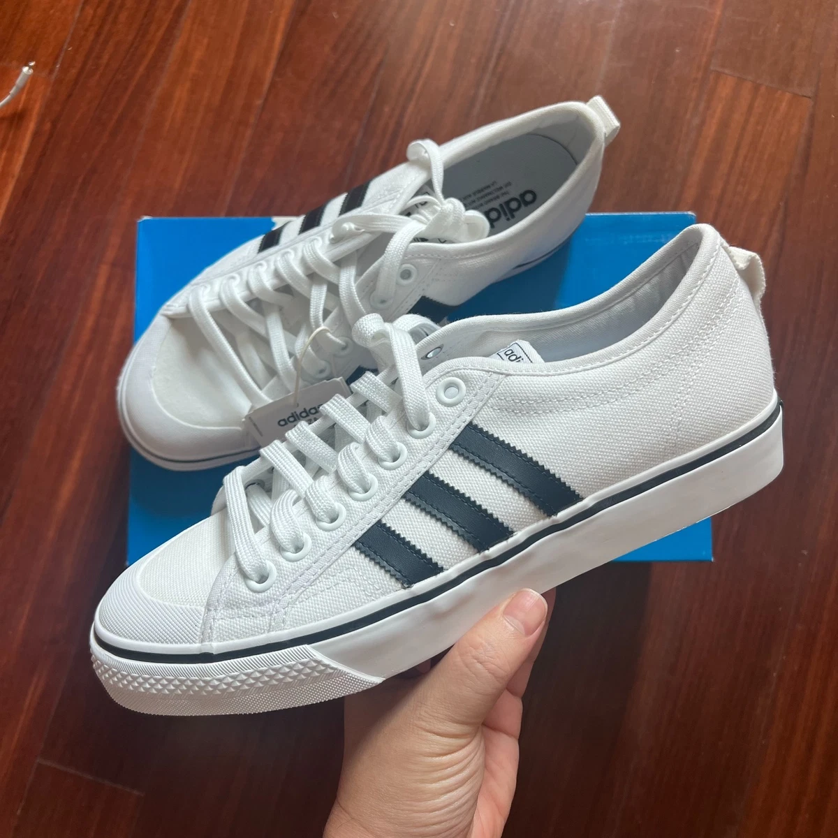 adidas Nizza Trefoil Core Black for Sale | Authenticity Guaranteed | eBay
