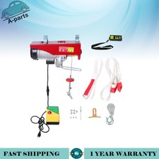 1600W Mini Electric Hoist 2200lbs 328ft/100m Wireless Remote Control