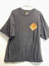 Harley Davidson Black T-Shirt Brandon FL Crew Neck  Short Sleeve Men'2 XXL Thick
