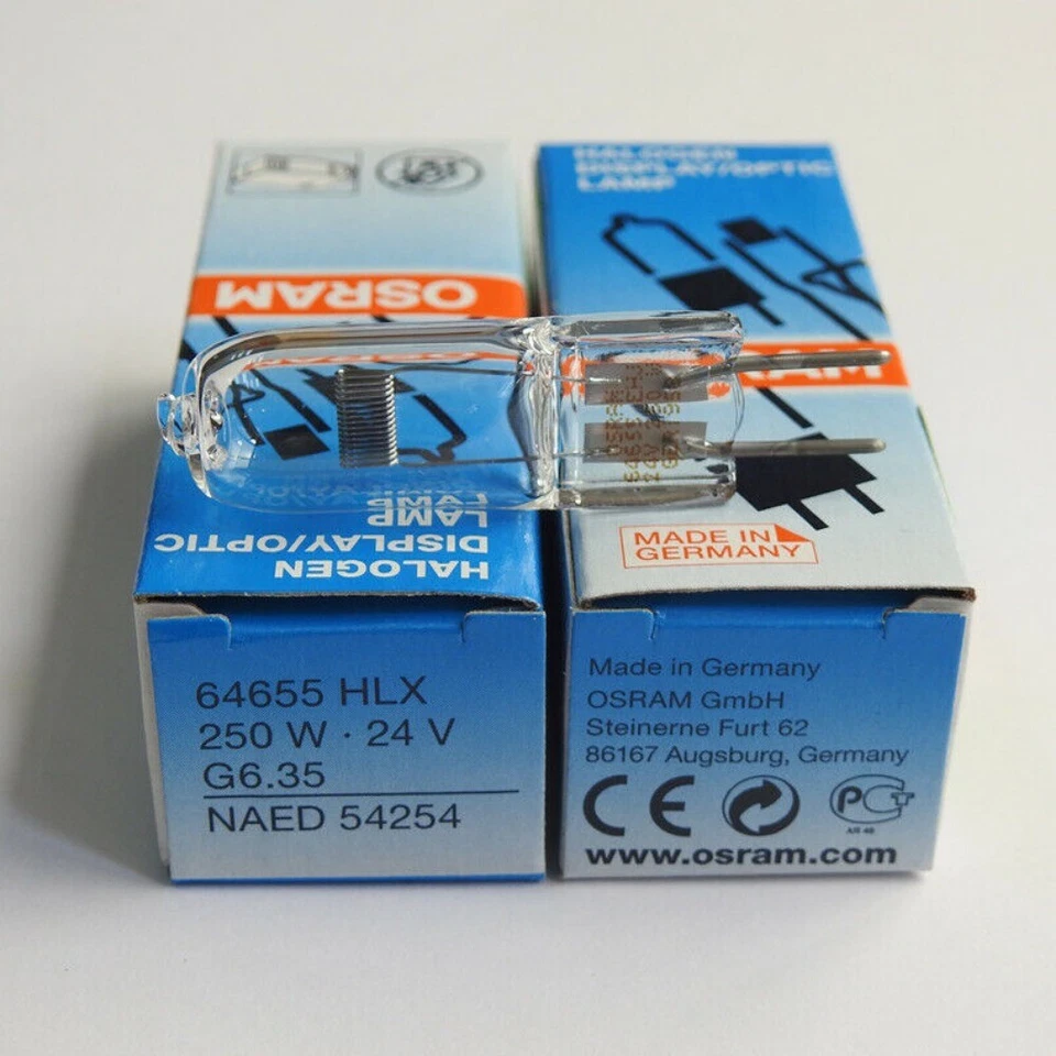 OSRAM 24V250W Light 64655 HLX Slide Projector Bulb Lamp Shadowless Light - Image 3 of 4
