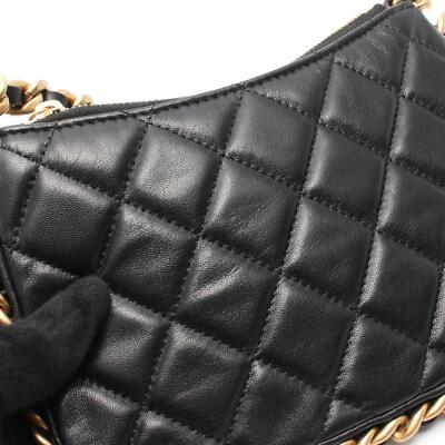 小物 CHANEL CHANEL Matelasse Chain Shoulder Bag AP3487 Lamb leather Black Used