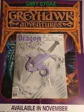 Vintage Dragon Magazine 100 w/Poster Dungeons and Dragons 1985 Very Fine