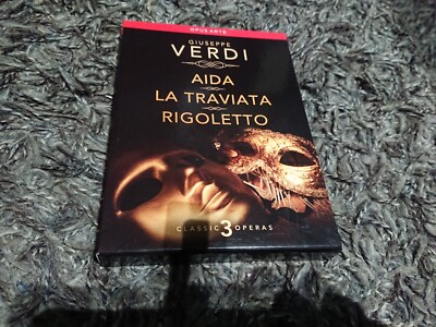 Verdi: Aida, La Traviata, Rigoletto, Operas (DVD, 2014) 5 Discs, Opus Arte 