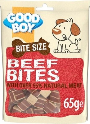 GOODBOY Good Boy Deli Bites Beef Dog Treats 65g x10 Pack - Dog Treats