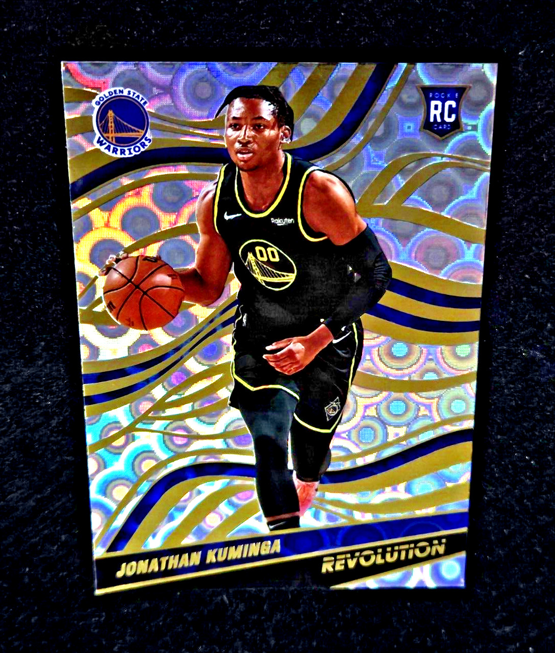 2021-22 Panini Revolution Jonathan Kuminga Rookie Groove Holofoil RC Mint #108