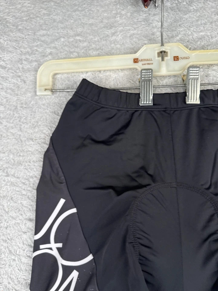 Pantalones Cortos Beroy Ciclismo Niñas Medianos Negro Rosa Nylon Mezcla Spandex Acolchados Foto 4 de 4