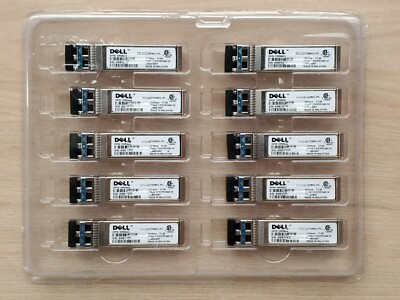10pcs Dell RN84N 0RN84N FTLX1471D3BCL-FC 10Gb LR 1310NM 10KM SFP+ Transceiver