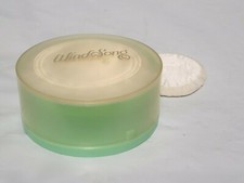Vintage Wind Song by Prince Matchabelli 2oz Perfumed Dusting Powder  Puff NOS