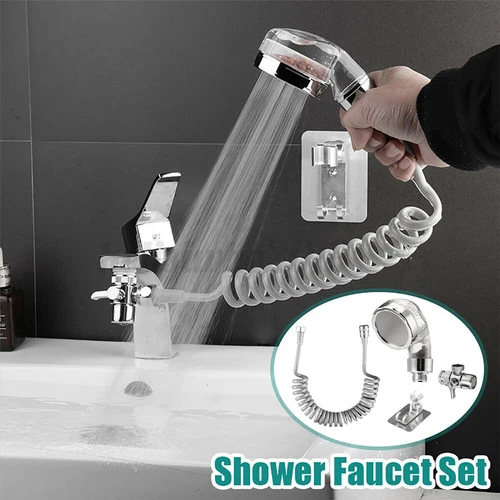 Waschbecken Für Wasserhahn Wasserspar Bad Sprinkler Duschkopf Dusche Handbrause - Bild 7 von 11