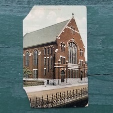 Antique Postcard Covington Kentucky Christian Church 1914 USED