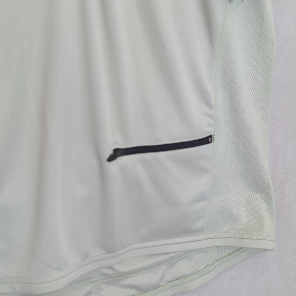 Camiseta deportiva de ciclismo Adidas para hombre talla M verde como nueva bolsillo frontal media cremallera manga corta Foto 4 de 4