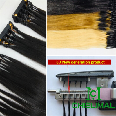 6D Pre-bonded Remy Real Human Hair Extensions 20gram 40 Strands 10- 26inch