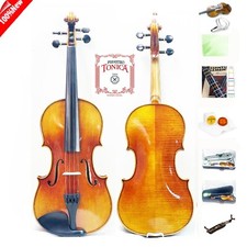 ^ Andreas Gagliano Violin Outfit 4/4-1/2 VN402M-Y Education +Pack Tonica String