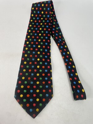 Vintage Blue M&M's Brand Mars Candy Necktie I've Got the Blues Jazz Saxophone