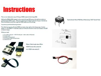 Cavo 9th-bit Vintage Cavo Convertitore RGB A HDMI Per BBC Micro Modello A/B - Plug And Play Per Retro Gaming, Aperto Mai Usato Adattatore BBC Micro HDMI - Foto 6