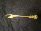 WALLACE SIR CHRISTOPHER STERLING SILVER COCKTAIL FORK NO MONOGRAM