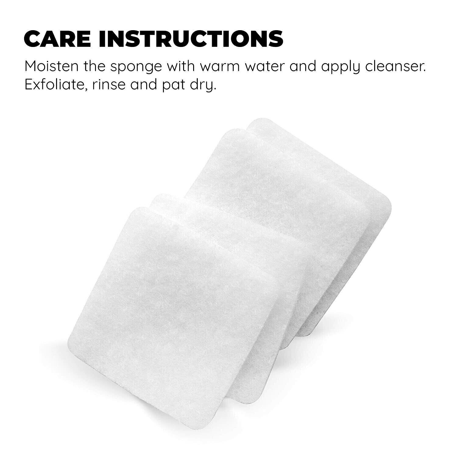 Facial Exfoliating Pads ~Natural~ Apply Cleanser of Choice ~ 50 count per pack!