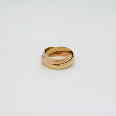 Cartier Trinity Ring klassisches Modell in 750/18K Gold Gr. 51 mit Box