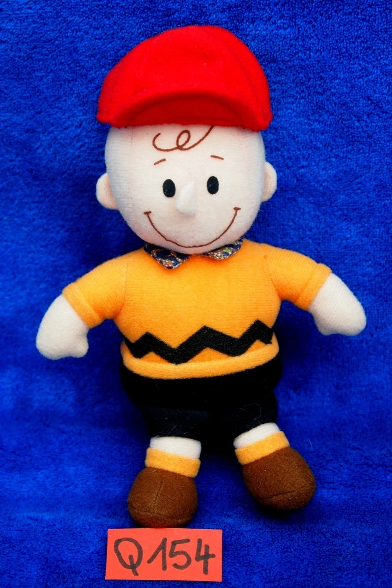 Plush No. Q154 CHARLIE BROWN Snoopy boyfriend 18cm approx. PEANUTS