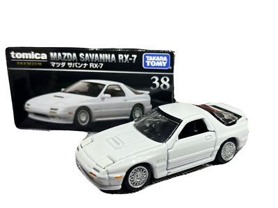 Tomica Premium TP# 38 Mazda Savanna RX-7 White FC3S 1/61 mini