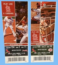 Jon Jay MLB Debut & 1st Home Run Full Season Tickets  4/26/10 & 6/1/10 Cardinals