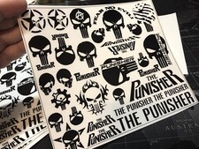 Scaled Rc Punisher Stickers 110 18 Traxxas Axial Redcat Losi Hpi